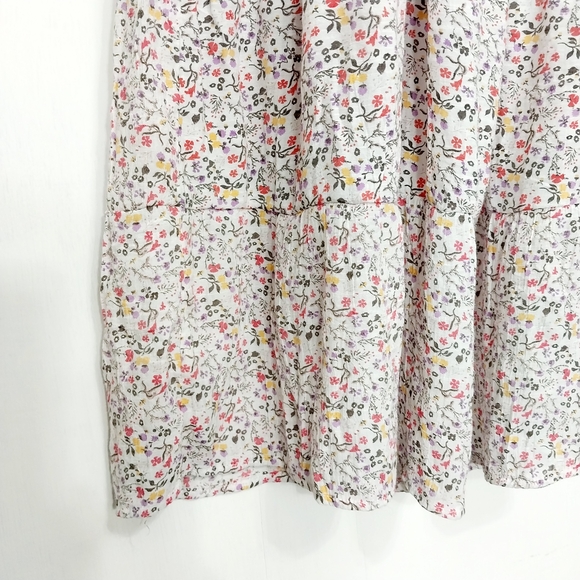 🔵BOGO FREE🔵 Indigo Rose Dress Tiered Peasant Cottage Core Sz XL - Picture 5 of 6